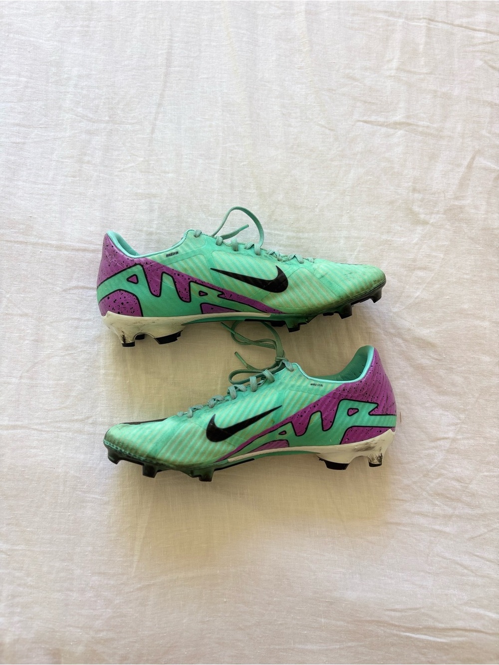 Nike Air Women’s Teal Green & Purple Soccer Cleats